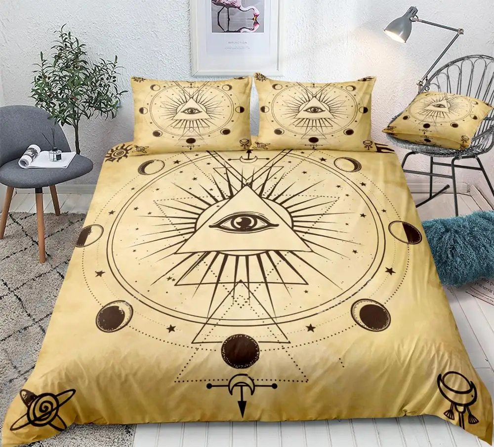 3PCS Moon Eclipse Duvet Cover Set Mysterious Geometry Bedding Set Queen Home Textiles Stars Bed Set Microfiber Dropship King
3PCS Moon Eclipse Duvet Cover Set Mysterious Geometry Bedding Set Queen Home Textiles Stars Bed Set Microfiber Dropship King