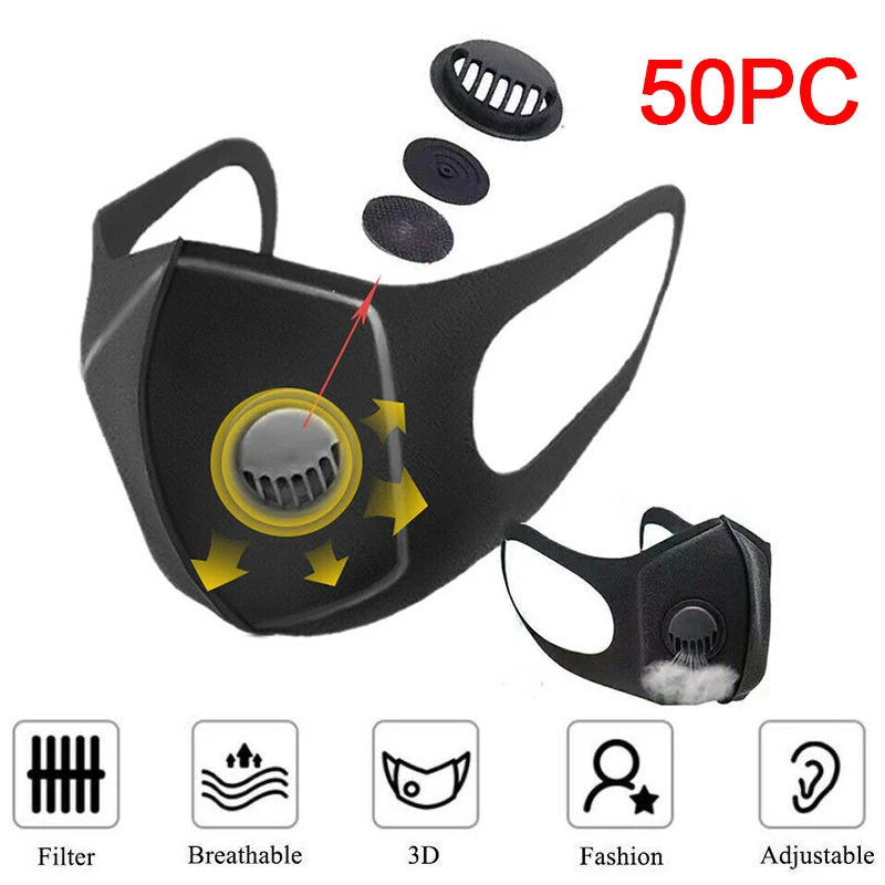 50PC Winter Cycling Face Mask Anti Dust Mask Anti Pollution Mask PM2.5 Training Mask Cycling Masks Air Filter Sport
50PC Winter Cycling Face Mask Anti Dust Mask Anti Pollution Mask PM2.5 Training Mask Cycling Masks Air Filter Sport