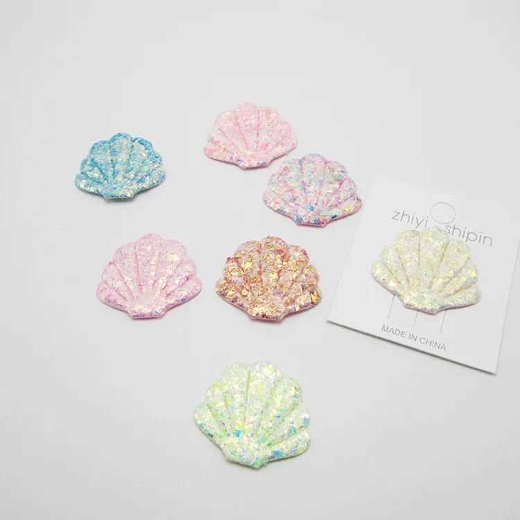 20Pcs/lot Colorful Appliques Shell Single Side Glitter Patches for Clothing DIY Headwear Accessories Patch Scrapbooking Sticker
20Pcs/lot Colorful Appliques Shell Single Side Glitter Patches for Clothing DIY Headwear Accessories Patch Scrapbooking Sticker