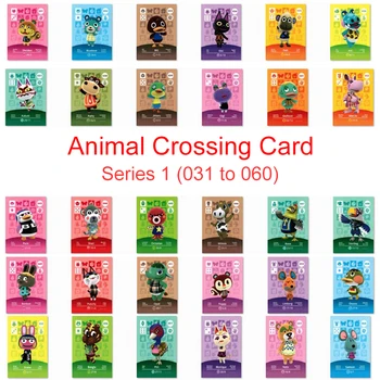 Series 1 (031 to 060) Animal Crossing Card Amiibo Card Work for NS 3DS Game Switch New Horizons Kiki Kabuki Punchy Villager Card
Series 1 (031 to 060) Animal Crossing Card Amiibo Card Work for NS 3DS Game Switch New Horizons Kiki Kabuki Punchy Villager Card