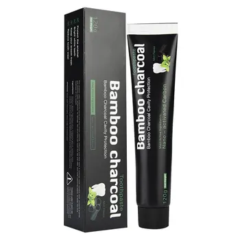 Bamboo Natural Activated Carbon Toothpaste Teeth Whitening Strong Brilliant Mint Black Toothpaste Tooth Care 115g Home New 2020
Bamboo Natural Activated Carbon Toothpaste Teeth Whitening Strong Brilliant Mint Black Toothpaste Tooth Care 115g Home New 2020
