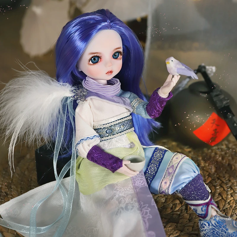 

Кукла сказочная DBS 1/6 BJD имя Qin's Moon механическое суставное тело с макияжем включая волосы глаза одежда для девочек SD