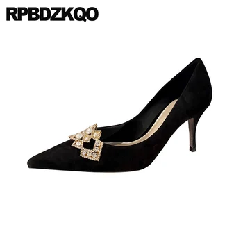 rhinestone diamond shoes suede pumps thin high heels pointed toe 3 inch casual stiletto 2019 slip on black scarpin crystal women
rhinestone diamond shoes suede pumps thin high heels pointed toe 3 inch casual stiletto 2019 slip on black scarpin crystal women