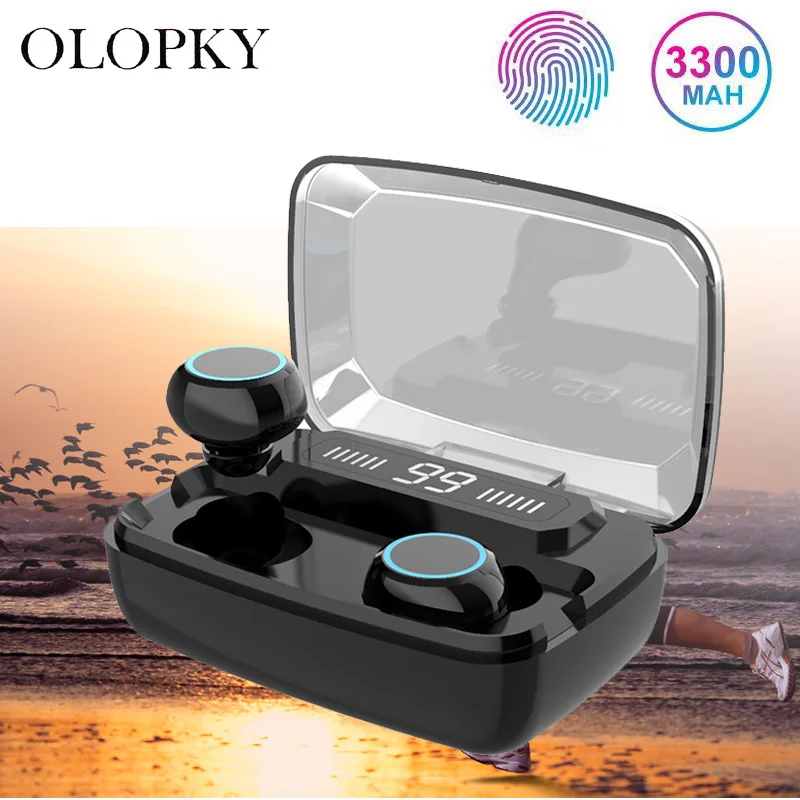 TWS Wireless Earphone Bluetooth 5.0 3300mAh Touch Contro Noise Cancelling Long Standby Time Dustproof And Waterproof Headphone
TWS Wireless Earphone Bluetooth 5.0 3300mAh Touch Contro Noise Cancelling Long Standby Time Dustproof And Waterproof Headphone