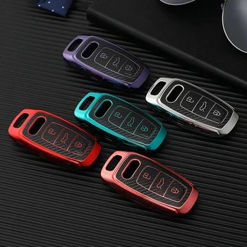 Carbon Fiber Car Key Cover Case Protection for Audi A6 C8 A7 A8 2018 2019 Car Accessories Decoration Hand-made Key Protect
Carbon Fiber Car Key Cover Case Protection for Audi A6 C8 A7 A8 2018 2019 Car Accessories Decoration Hand-made Key Protect