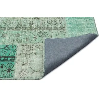 Handmade Green Vintage Overdyed Patchwork Area Rug 161x230 Cm-5'3''X7'7''
Handmade Green Vintage Overdyed Patchwork Area Rug 161x230 Cm-5'3''X7'7''