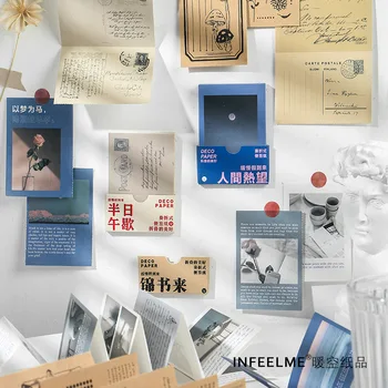 Infeel.me Folding Note Paper Slow but Arrival Series INS Handbill Message Decoration Material Paper 4 Models 
Infeel.me Folding Note Paper Slow but Arrival Series INS Handbill Message Decoration Material Paper 4 Models
