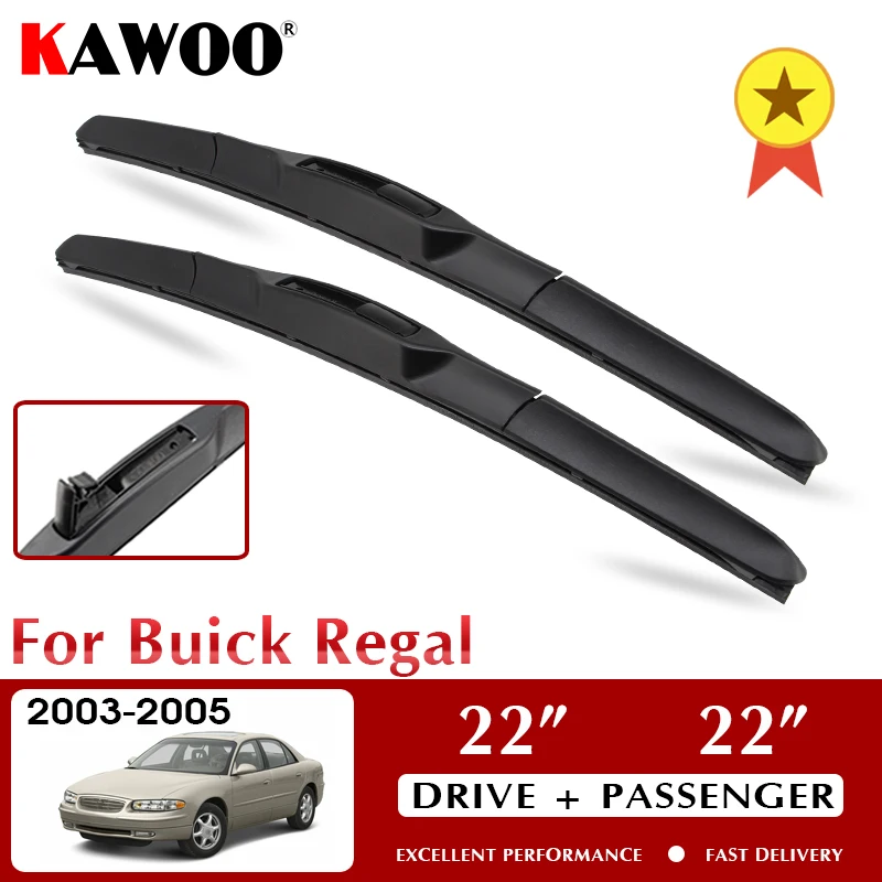 KAWOO Wiper Front Car Wiper Blades For Buick Regal 2003-2005 Windshield Windscreen Front Window Accessories 22"+22" LHD RHD
KAWOO Wiper Front Car Wiper Blades For Buick Regal 2003-2005 Windshield Windscreen Front Window Accessories 22"+22" LHD RHD