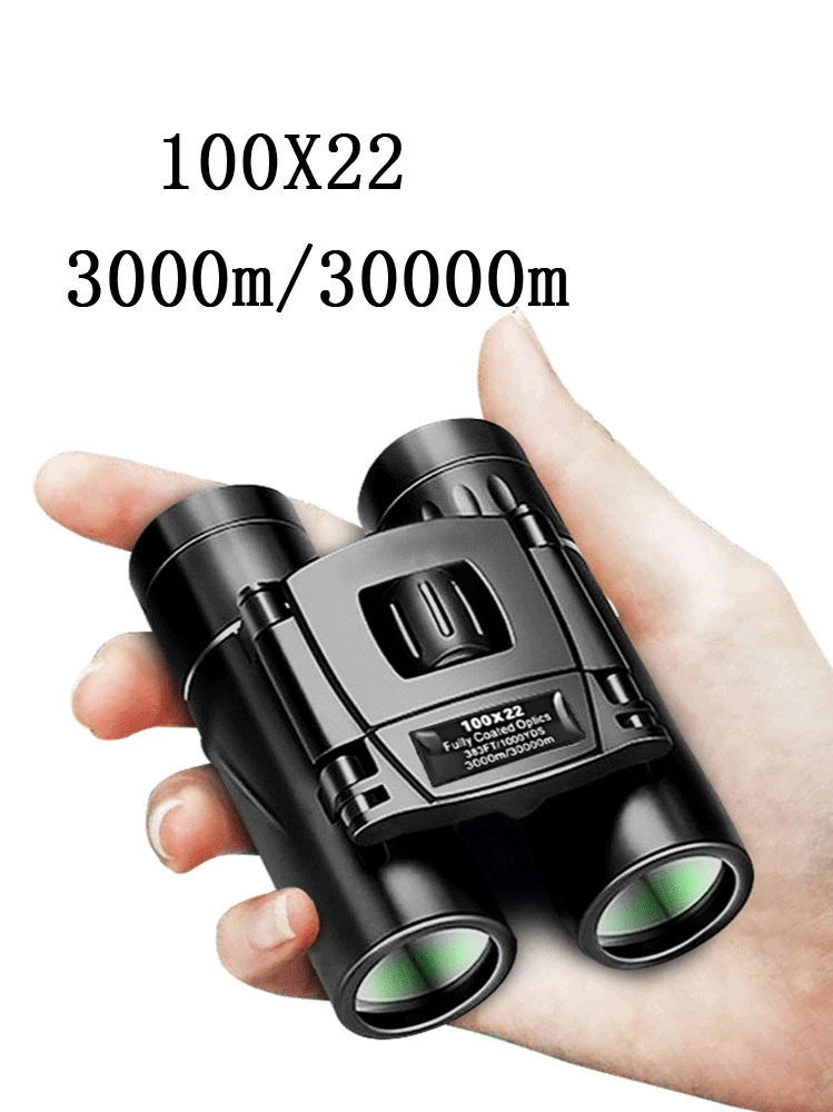 100X22 Binocular Telescope Hand Hold Size HD High Magnification Binoculars With Full Opitical Glass For Hunting Hiking Outdoor
100X22 Binocular Telescope Hand Hold Size HD High Magnification Binoculars With Full Opitical Glass For Hunting Hiking Outdoor