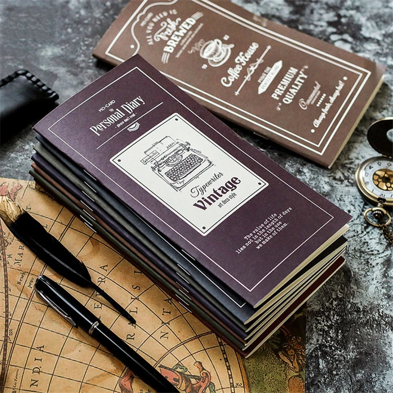 1 PC Retro Travel TN Book Vintage Coffee Time Planner NoteBook Typewriter Cover Daily Plan Bullet Journal Inner Core Stationery
1 PC Retro Travel TN Book Vintage Coffee Time Planner NoteBook Typewriter Cover Daily Plan Bullet Journal Inner Core Stationery
