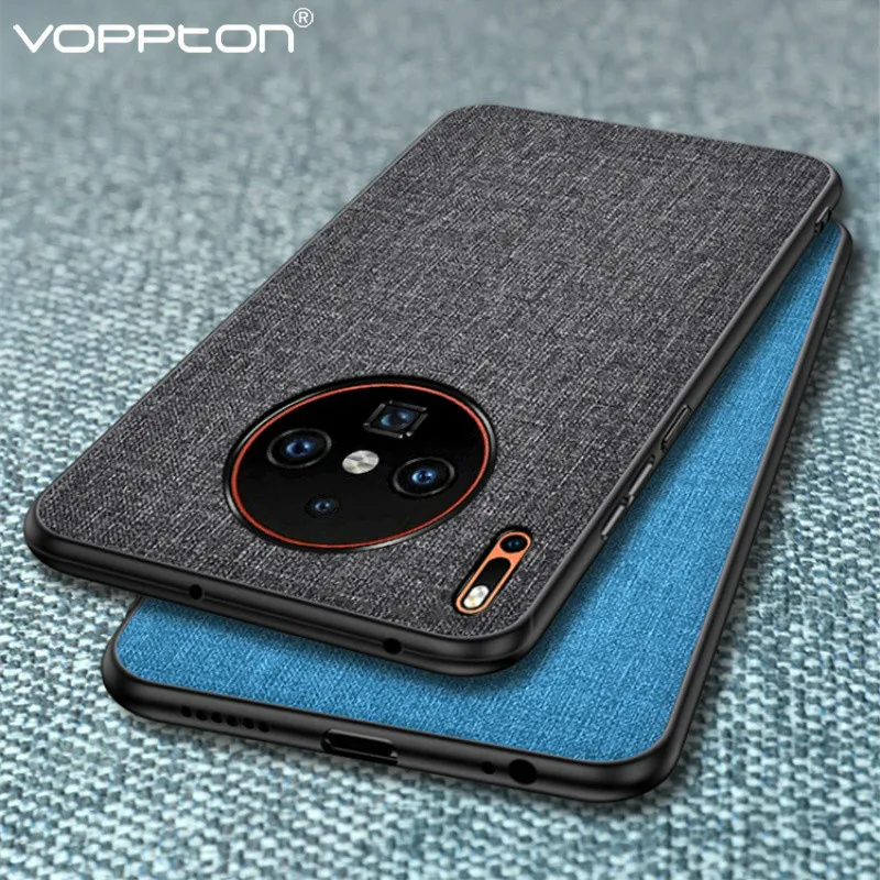 Voppton For Huawei Mate 30 lite Mate 30 Pro Phone Case Cloth Hard PC Back Cover Silicone Frame Protection Shockproof Case funda
Voppton For Huawei Mate 30 lite Mate 30 Pro Phone Case Cloth Hard PC Back Cover Silicone Frame Protection Shockproof Case funda