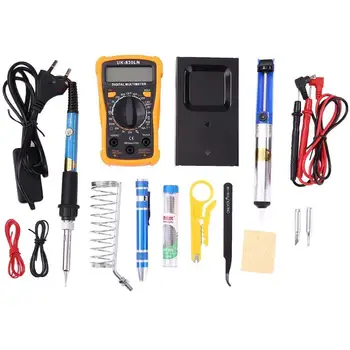 Multi-functional 60W Soldering Iron Kits Adjustable A Multimeter Equipped with Toolkit Eeasy to Carry Temperature Welding Tool
Multi-functional 60W Soldering Iron Kits Adjustable A Multimeter Equipped with Toolkit Eeasy to Carry Temperature Welding Tool