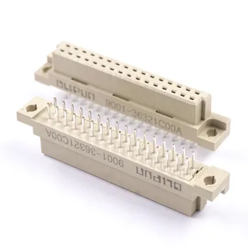 5 pcs DIN 41612 Connector Dual Row 32 Positions Receptacle Female Socket Vertical Through Hole PCB 2x16 32 Pin 2.54 mm pitch
5 pcs DIN 41612 Connector Dual Row 32 Positions Receptacle Female Socket Vertical Through Hole PCB 2x16 32 Pin 2.54 mm pitch