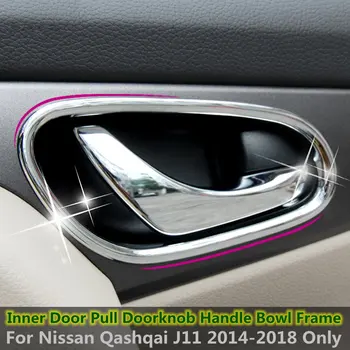 New Style ABS Chrome Inner Door Pull Doorknob Handle Bowl Frame Cover Trim For Nissan Qashqai J11 2014 2015 2016 2017 2018
New Style ABS Chrome Inner Door Pull Doorknob Handle Bowl Frame Cover Trim For Nissan Qashqai J11 2014 2015 2016 2017 2018
