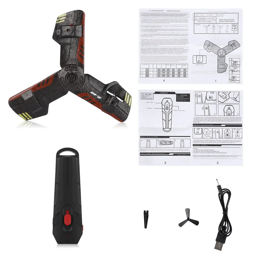 2.4G UFO Boomerang Aircraft Creative Mini Drone RC Quadcopter Remote Control Toy Rechargeable With Flash Light
2.4G UFO Boomerang Aircraft Creative Mini Drone RC Quadcopter Remote Control Toy Rechargeable With Flash Light