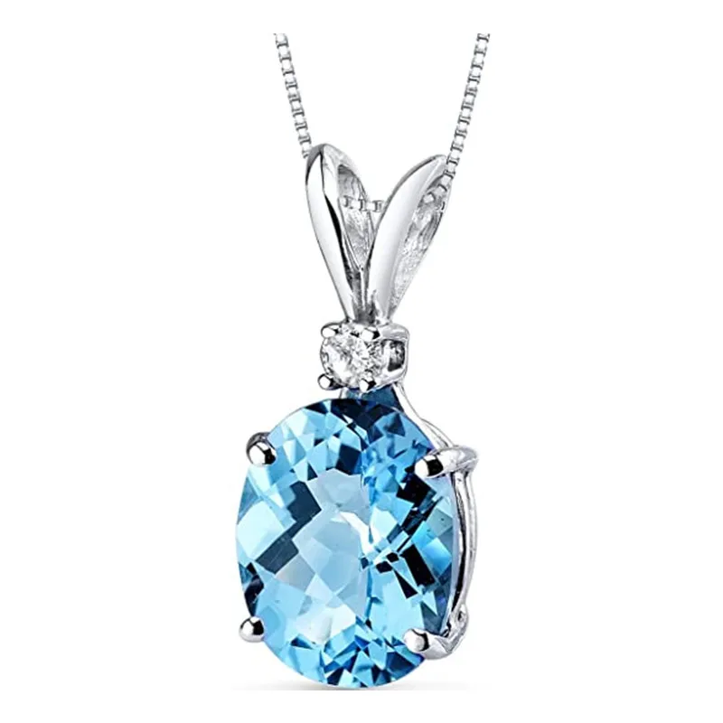 Fashion Women Necklace Pendant 925 Silver Jewelry with Zircon Gemstone Trendy Ornaments for Wedding Promise Party Gift Wholesale
Fashion Women Necklace Pendant 925 Silver Jewelry with Zircon Gemstone Trendy Ornaments for Wedding Promise Party Gift Wholesale