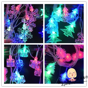 LED colorful lights string flashing New Year Festival Christmas tree decorative snowflake spherical
LED colorful lights string flashing New Year Festival Christmas tree decorative snowflake spherical