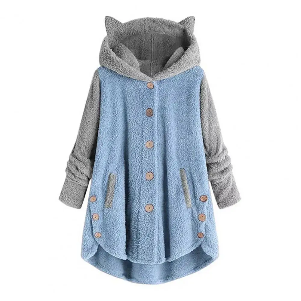 Women Cardigan Patchwork Pattern Cute Cartoon Hooded Cardigan Double Sided Velvet Loose Sweater Oversized 2021 Winter
Women Cardigan Patchwork Pattern Cute Cartoon Hooded Cardigan Double Sided Velvet Loose Sweater Oversized 2021 Winter