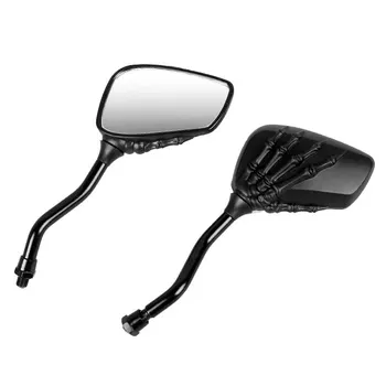 Motorcycle Rearview Mirror Modified Reversing Oval Rearview Glass Mirror Aluminum Reflective Rearview Mirror Skeleton Styling
Motorcycle Rearview Mirror Modified Reversing Oval Rearview Glass Mirror Aluminum Reflective Rearview Mirror Skeleton Styling