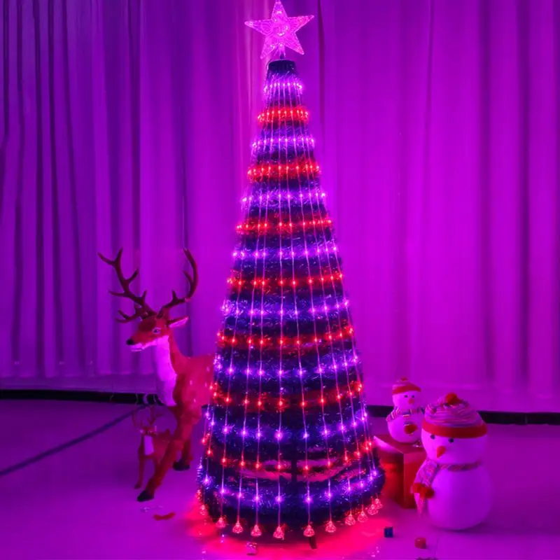 Christmas Tree Light String 16 Colors 8 Modes 234LED/304LED/380LED USB Rechargeable Remote Control Decorative Light String
Christmas Tree Light String 16 Colors 8 Modes 234LED/304LED/380LED USB Rechargeable Remote Control Decorative Light String