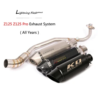 For Kawasaki Z125 Pro Motorcycle Complete Exhaust System Front Link Pipe Slip On 51mm Muffler Removable DB Killer Escape Exhaust
For Kawasaki Z125 Pro Motorcycle Complete Exhaust System Front Link Pipe Slip On 51mm Muffler Removable DB Killer Escape Exhaust