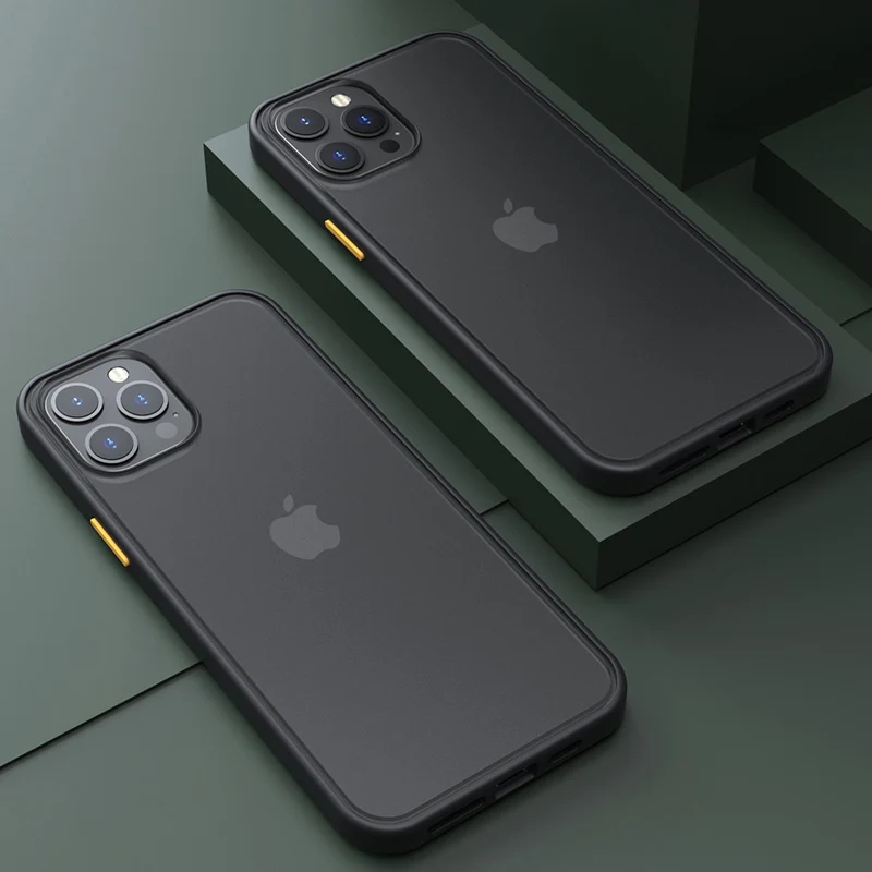 Матовый мягкий прозрачный чехол из ТПУ для телефона iPhone 13 12 11 Pro Max XR XS X 8 7 Plus 13Pro