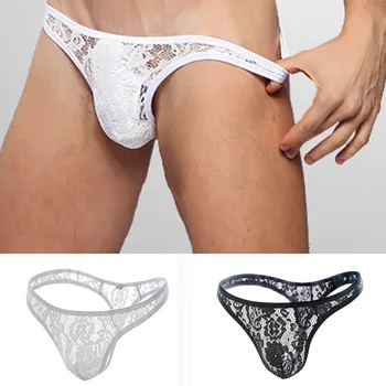 New 2020 Thong Men's Panties Lace Low-waist Underwear Lingerie Solid Sexy Men Underpants Men's Erotic Thongs String Homme #15
New 2020 Thong Men's Panties Lace Low-waist Underwear Lingerie Solid Sexy Men Underpants Men's Erotic Thongs String Homme #15