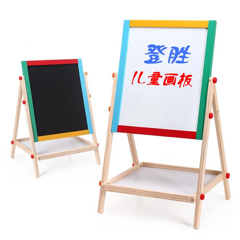 Children Double-Sided Sketchpad Adjustable Color Heightening Wooden Magnetic Easel Fine Art-in-Blackboard
Children Double-Sided Sketchpad Adjustable Color Heightening Wooden Magnetic Easel Fine Art-in-Blackboard