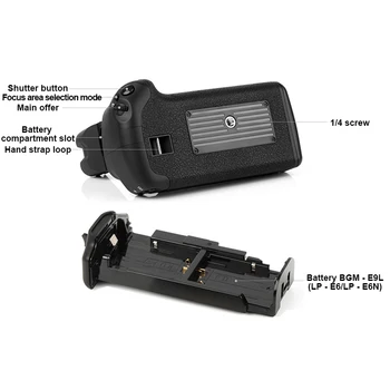 Professional Double Battery Grip Holder Pack Support Vertical Shooting for CANON EOS6DII LFX-ING 
Professional Double Battery Grip Holder Pack Support Vertical Shooting for CANON EOS6DII LFX-ING