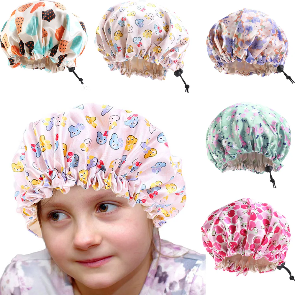 Baby Silky Satin Bonnet Double Layer Adjustable Sleep Cap Girl Elastic Turban Children Solid Headwear Cute Hat Fashion Hair Wear
Baby Silky Satin Bonnet Double Layer Adjustable Sleep Cap Girl Elastic Turban Children Solid Headwear Cute Hat Fashion Hair Wear