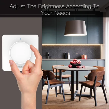 1PC Smart Wifi Dimmer Light Switch 100-240V Rotary Dimmable Wall Switch Work with Alexa Google Home
1PC Smart Wifi Dimmer Light Switch 100-240V Rotary Dimmable Wall Switch Work with Alexa Google Home