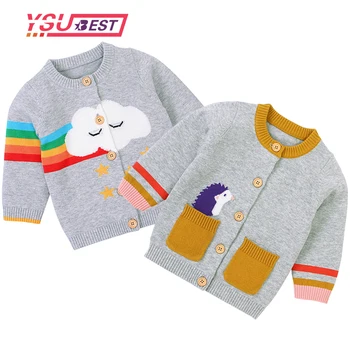 Autumn Winter Cardigan Baby Boys Girls Cartoon Rainbow Cloud Knit Jacket Infant Kids Boy Girl Long Sleeve Cardigan Coat Clothing
Autumn Winter Cardigan Baby Boys Girls Cartoon Rainbow Cloud Knit Jacket Infant Kids Boy Girl Long Sleeve Cardigan Coat Clothing