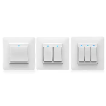 WiFi Shutter Curtain Light Switch Push Button Durable Intelligent APP Remote Control Household Electrical Accessories
WiFi Shutter Curtain Light Switch Push Button Durable Intelligent APP Remote Control Household Electrical Accessories