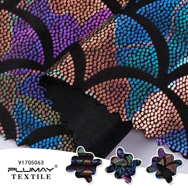 Iridescent Sparkly Scale Mermaid Hologram Spandex 2 Way Stretchy Fabric for swimwear
Iridescent Sparkly Scale Mermaid Hologram Spandex 2 Way Stretchy Fabric for swimwear