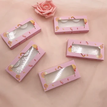 Custom Lashes Packaging Lollipop Lashes Paper Boxes Pink Color 3d Mink Eyelashes Boxes without Lashes
Custom Lashes Packaging Lollipop Lashes Paper Boxes Pink Color 3d Mink Eyelashes Boxes without Lashes