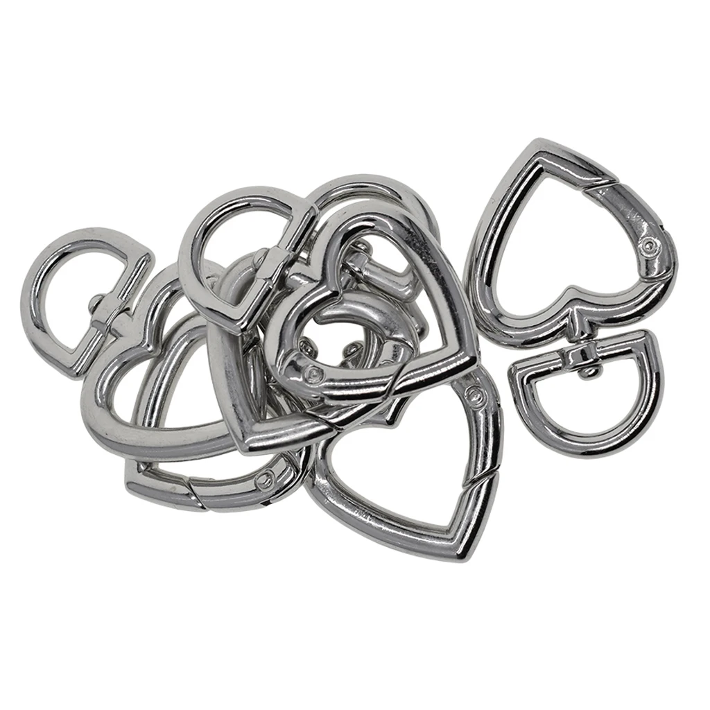 A Pack of 6 pieces Swivel Trigger Clips, Heart Shaped Snap Hooks Lobster Clasp Keychain DIY Craft Key Clasps
A Pack of 6 pieces Swivel Trigger Clips, Heart Shaped Snap Hooks Lobster Clasp Keychain DIY Craft Key Clasps