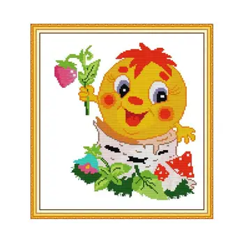 Strawberry Shortcake Stamped Cross Stitch Patterns DMC Embroidery Kits 14CT 11CT Counted Fabric Cross Stitch Kits DIY Needlework
Strawberry Shortcake Stamped Cross Stitch Patterns DMC Embroidery Kits 14CT 11CT Counted Fabric Cross Stitch Kits DIY Needlework