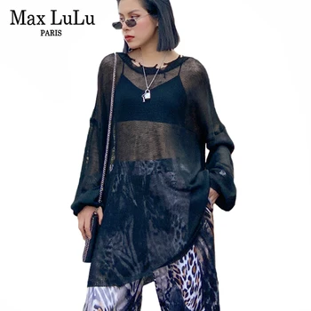 Max LuLu 2020 Summer Punk Fashion Style Ladies Sexy Mesh Tee Shirts Womens Knitted T-shirts Plus Size Female Luxury Streetwear
Max LuLu 2020 Summer Punk Fashion Style Ladies Sexy Mesh Tee Shirts Womens Knitted T-shirts Plus Size Female Luxury Streetwear