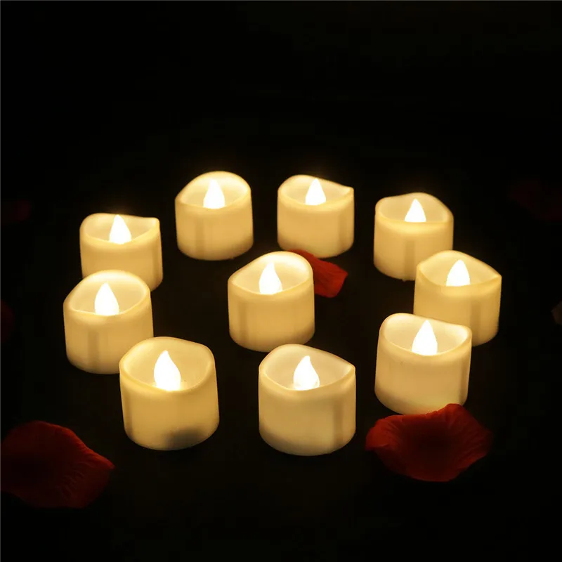 12Pcs/Set Electronic Candle Tea Light Flicker Flameless Simulated LED Candle Lamp For Christmas Halloween Party Decor
12Pcs/Set Electronic Candle Tea Light Flicker Flameless Simulated LED Candle Lamp For Christmas Halloween Party Decor
