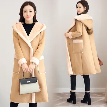 Real shot lamb fur one coat female long section Korean version of the winter new plus velvet thickening hooded faux
Real shot lamb fur one coat female long section Korean version of the winter new plus velvet thickening hooded faux