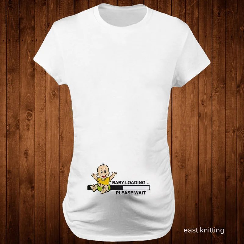 Maternity Clothes 2019 Simple Loose-Fit Leisure T-shirt Digital Printing Baby Loading Pattern
Maternity Clothes 2019 Simple Loose-Fit Leisure T-shirt Digital Printing Baby Loading Pattern