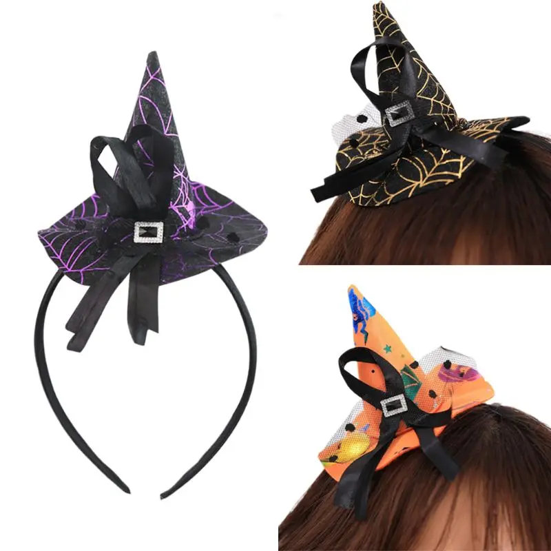 Adult Kids Halloween Mini Witch Hat Spiderweb Headband Costume Cosplay Child Hair Hoop Carnival Masquerade Party Favors Supplies
Adult Kids Halloween Mini Witch Hat Spiderweb Headband Costume Cosplay Child Hair Hoop Carnival Masquerade Party Favors Supplies