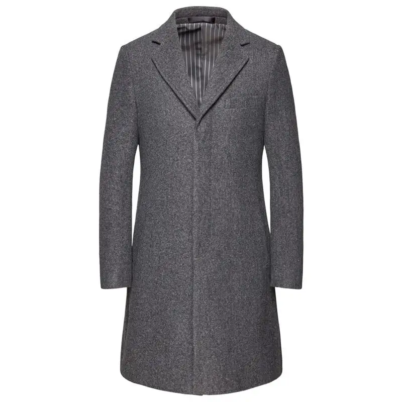 Winter New Fashion Men Solid Color Single Breasted Trench Long Woolen Cloth Coat Men High Quality 3 Colors Size 6XL #YF603
Winter New Fashion Men Solid Color Single Breasted Trench Long Woolen Cloth Coat Men High Quality 3 Colors Size 6XL #YF603
