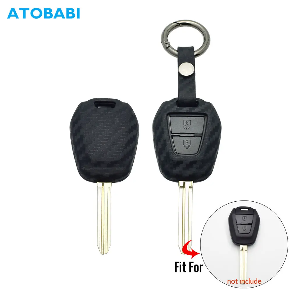 Carbon Silicone Car Key Case For Isuzu New D-max Mu-x DMax Mux Truck Remote Control Fob Cover Keychain Protector Bag Accessories
Carbon Silicone Car Key Case For Isuzu New D-max Mu-x DMax Mux Truck Remote Control Fob Cover Keychain Protector Bag Accessories