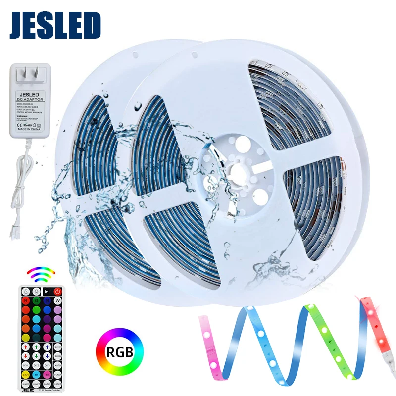 LED Strip Light RGB 5050 Flexible Ribbon led Light Strip RGB Tape Diode DC 12V+ RF Remote Control +2 IN 1 Adapter Waterproof
LED Strip Light RGB 5050 Flexible Ribbon led Light Strip RGB Tape Diode DC 12V+ RF Remote Control +2 IN 1 Adapter Waterproof