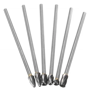 6pcs Rotary Cut Burr 6mm Shank 150mm Long Tungsten Steel Reach Carbide Burs Rotary File for Processing Cast Iron Alloy Steel
6pcs Rotary Cut Burr 6mm Shank 150mm Long Tungsten Steel Reach Carbide Burs Rotary File for Processing Cast Iron Alloy Steel