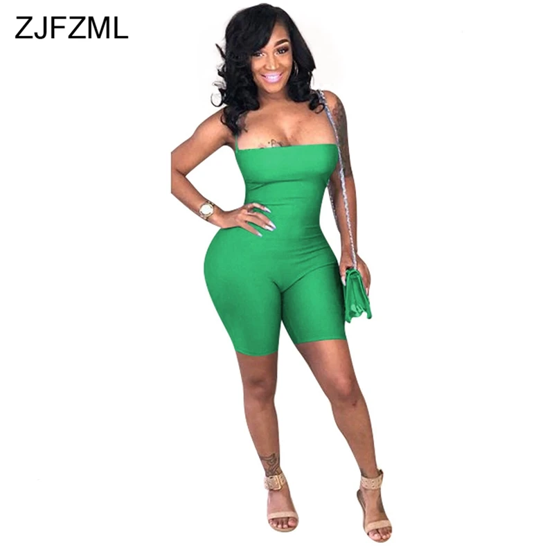 ZJFZML Spaghetti Strap Retro Short Playsuit Strapless Sleeveless Fitness Bodysuit Summer Female Backless Rompers Womens Jumpsuit
ZJFZML Spaghetti Strap Retro Short Playsuit Strapless Sleeveless Fitness Bodysuit Summer Female Backless Rompers Womens Jumpsuit