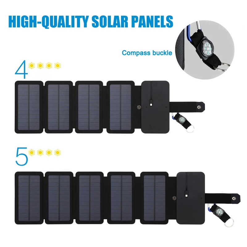 7.5W Portable Folding Solar Charger for Mobile Phone Outdoor Solar Charging Board JA55
7.5W Portable Folding Solar Charger for Mobile Phone Outdoor Solar Charging Board JA55