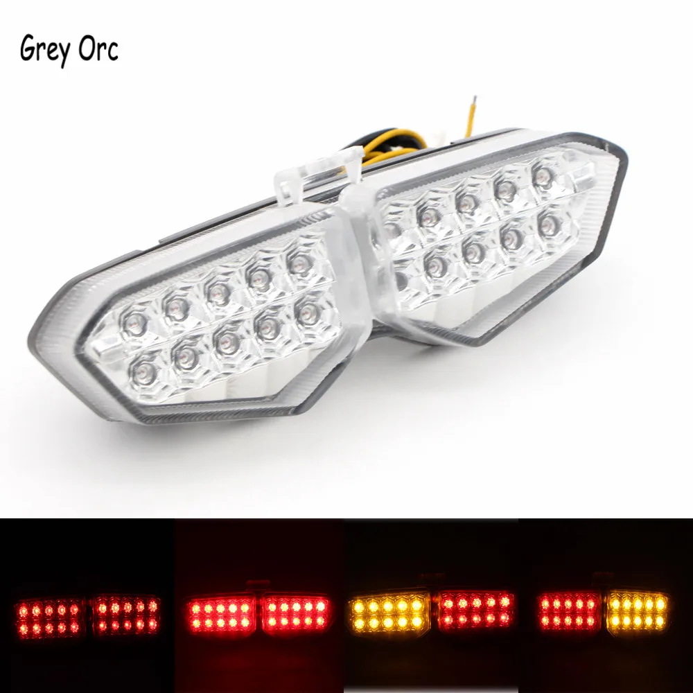 For Yamaha YZF R6 2003 2004 2005 Rear Tail Light Brake Turn Signals Integrated LED Light
For Yamaha YZF R6 2003 2004 2005 Rear Tail Light Brake Turn Signals Integrated LED Light