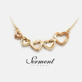 SERMENT Trendy Heart Pendant Necklace Fashion Jewelry Gift Gold Silver Color Shiny Crystal Jewelry Wedding Top Quality Necklace
SERMENT Trendy Heart Pendant Necklace Fashion Jewelry Gift Gold Silver Color Shiny Crystal Jewelry Wedding Top Quality Necklace